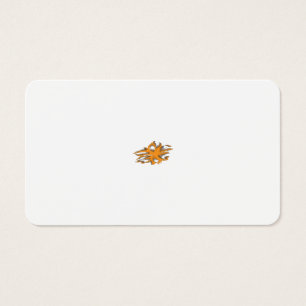 Geelachtig Sinaasappel, orang geel decoratief Visitekaartje