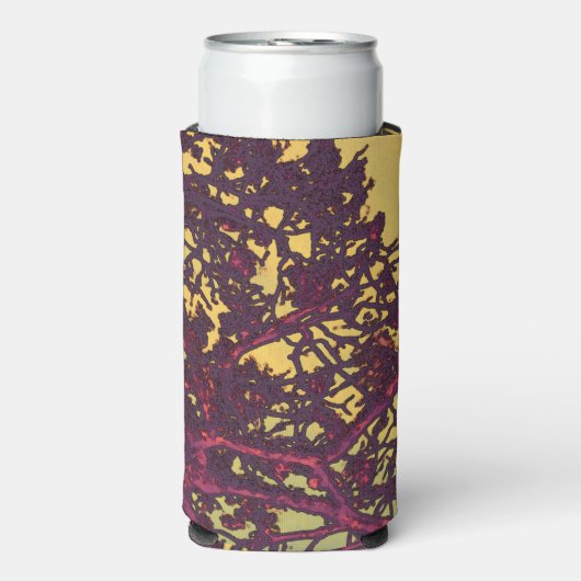 GEELACHTIGE BOMEN SELTZER BLIKJESKOELER (Seltzer Voorkant)