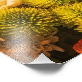 geelbloemen foto afdruk (Hoek)