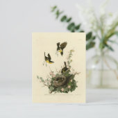 Geelborstkas Briefkaart (Staand voorkant)