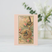 Geelborstkas Briefkaart (Staand voorkant)