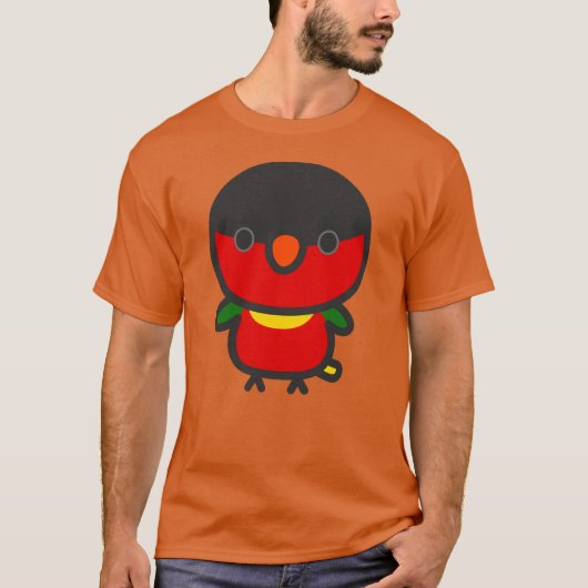 Geelborstlori T-shirt (Voorkant)