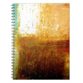 Geelbruin Abstract Notitieboek (Voorkant)