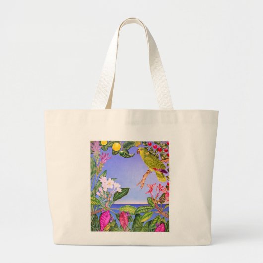 Geelbruin Amazon Grote Tote Bag (Voorkant)
