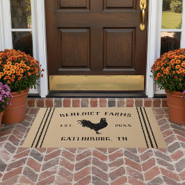 Geelbruin | Gepersonaliseerde rustieke boerderij h Deurmat