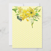 geelbruin Golden Bouquet Weddenschap Kaart (Achterkant)