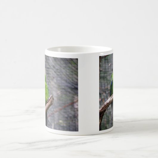 Geelbruin parkiet koffiemok (Center)