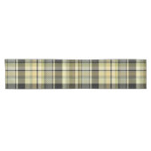 Geelbruin tartan ruitpatroon. korte tafelloper (Horizontaal)