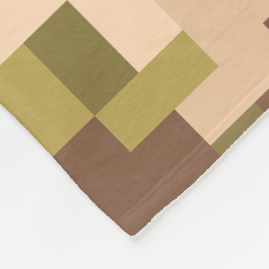 Geelbruine en groene digitale camouflage fleece de (Hoek)