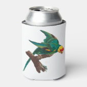 Geelbruine parkiet blikjeskoeler (Blikje Voorkant)