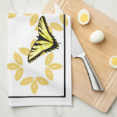 Geelbruinstaartwaafjes Theedoek (Quarter Fold)