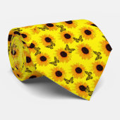 Geelbuiken en zonnebloemen, Stropdas (Opgerold)