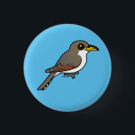 Geelbuikkoekoek Ronde Button 3,2 Cm<br><div class="desc">De geelbekkenboe is een New World-soort van kokoo die migreert tussen broedplaatsen in Noord- en Midden-Amerika naar wintergebieden in Zuid-Amerika. Ze zijn bekend omdat ze gehoord en niet gezien worden. Dit is onze schattige cartoon Birdorable Yellow-bons Cuckoo! U kunt deze knop aanpassen! Verplaats de koekoek rond, verander de productkleur of...</div>