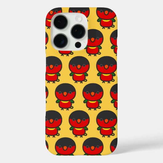 Geelbuiklorie Case-Mate iPhone Case (Achterkant)