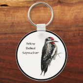 Geelbuiksapspecht Sleutelhanger (Voorkant)