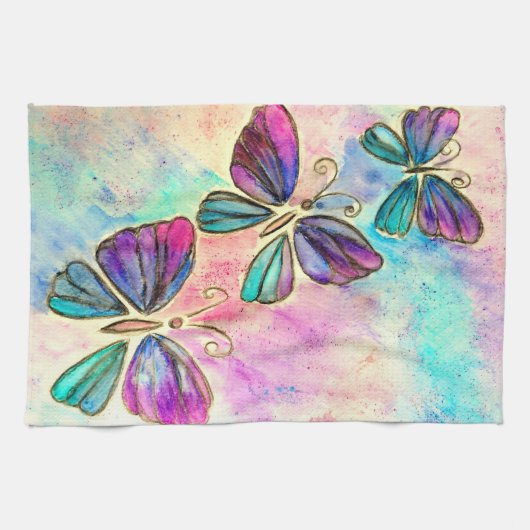 Geelbuikvlies - theedoek (Horizontaal)