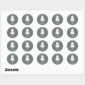 geelegante drielagige zelfgekookte sticker (Vel)