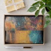 Geëlektrificeerde stier decoupage tissuepapier (Geschenk)