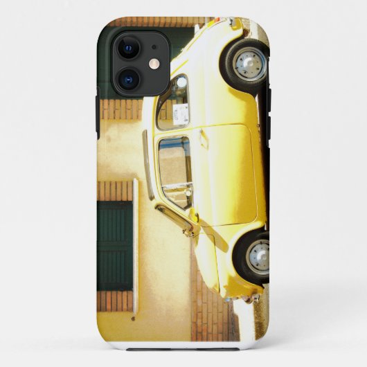  geelFiat 500 in Italië Case-Mate iPhone Case (Achterkant)