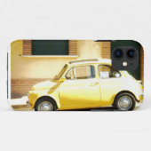  geelFiat 500 in Italië Case-Mate iPhone Case (Achterkant (horizontaal))