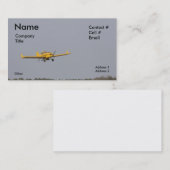 geelgewas dusterboom visitekaartje (Voorkant / Achterkant)