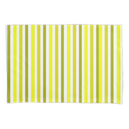 Geelgouden gestreepte Kussensloop