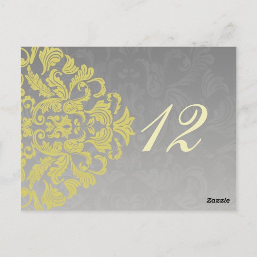 "Geelgrijs" tabelnummers briefkaarten (Achterkant)