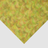 Geelgroen abstract naadloos patroon tissuepapier (Detail)