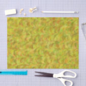 Geelgroen abstract naadloos patroon tissuepapier (Craft)
