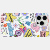 Geelgroene heldere vreedzame bewustzijns telefoonh Case-Mate iPhone case (Achterkant (horizontaal))