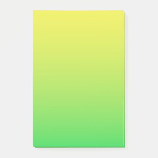 Geelgroene kleur post-it® notes (Voorkant)