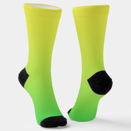 Geelgroene kleur sokken (Gebogen)