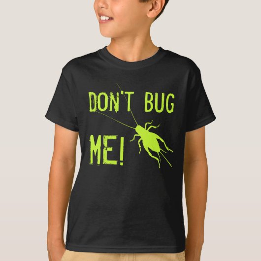 Geelgroene krekel t-shirt (Voorkant)