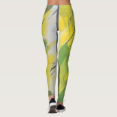 Geelgroene Leggings (Achterkant)