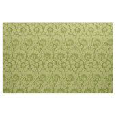 Geelgroene renaissances bloem stof (Yard (91,4 cm))