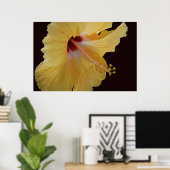 GeelHibiscus114 Poster (Thuiskantoor)