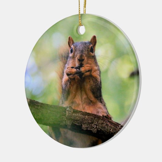 Geelhoorn Keramisch Ornament (Links)