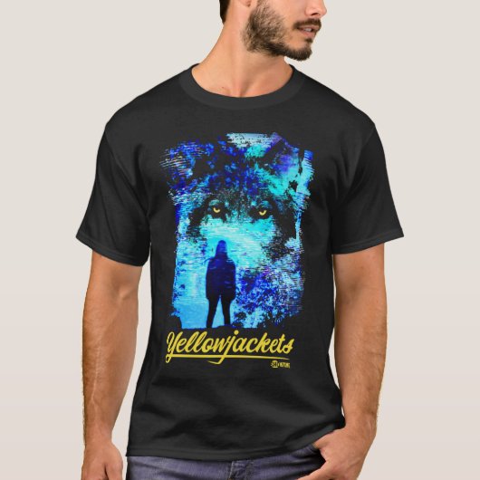 Geeljassen Wolf Eyes T-shirt (Voorkant)