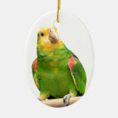 Geelkopamazon Keramisch Ornament (Voorkant)