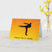 Geeloranje Vechtsporten Kaart (Gele Bloem)