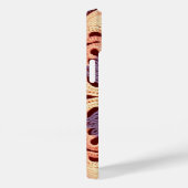 GeelOranjePaarsKleurrijk Granny Square Haakwerk Case-Mate iPhone Case (Achterkant / Rechts)