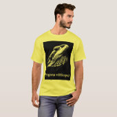 geelpogona vitticeps bebaard draak T-shirt (Voorkant volledig)