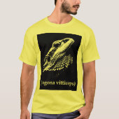 geelpogona vitticeps bebaard draak T-shirt (Voorkant)