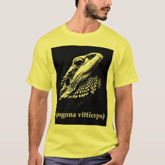 geelpogona vitticeps bebaard draak T-shirt