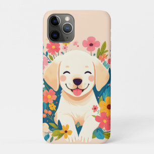 Geelpooljufferduif in het midden van de bloemen Case-Mate iPhone case