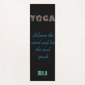 Geelsmat Yogamat (Voorkant)