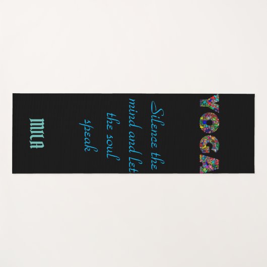 Geelsmat Yogamat (Voorkant (horizontaal))