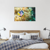 Geelstaartclownvis Canvas Afdruk (Insitu (Slaapkamer))