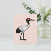 Geelstaartkraan Briefkaart (Staand voorkant)