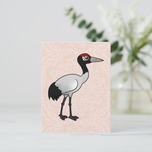 Geelstaartkraan Briefkaart (Staand voorkant)